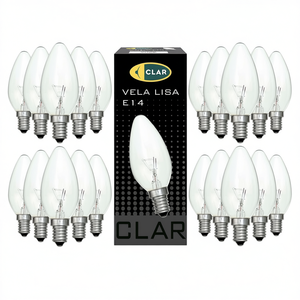 Lampadina a incandescenza E14 trasparente stile candela 25W - Product Image 2