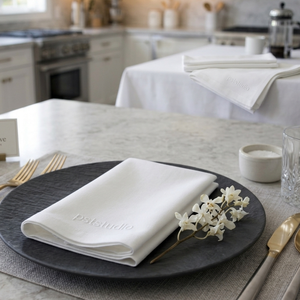 NUUS Cotton Twill Table Napkin Custom Logo Stain Resistant Wrinkle <b>Free</b> Dinner Setting Cloth Party Wedding Home Decor - Product Image 4