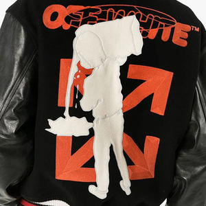 Chaqueta Universitaria de Béisbol Unisex Personalizada OEM de Alta Calidad con Personalización Frontal, Chaqueta Universitaria de Invierno - Product Image 3