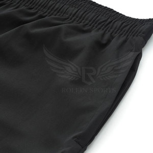 Pantalones Cortos Deportivos para Hombre, Transpirables, Casuales, de Alta Calidad, en Poliéster/Algodón, Cintura Alta con Cordón Ajustable, Gran Venta - Product Image 5