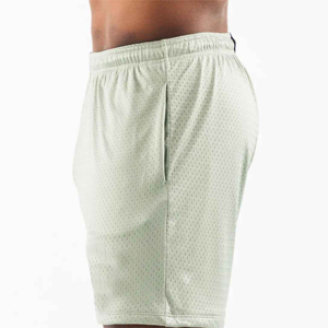 Short en maille d'été pour hommes de haute qualité Nouvelle fabrication Short en maille à séchage rapide avec décoration à motif Short en maille décontracté - Product Image 3