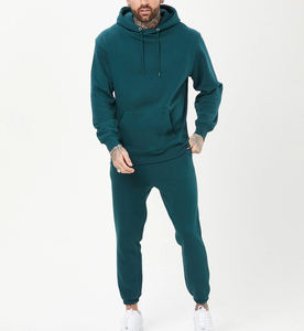 Nouvel ensemble sweat à capuche et jogging personnalisé en gros modèle solide survêtement personnalisé pour hommes matériau respirant - Product Image 5