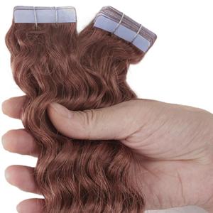 Vente chaude personnaliser le ruban dans les cheveux extension de cheveux humains bruts 100% bande de cheveux indiens bruts naturels Ins - Product Image 6