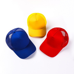 OEM personalizado 5 Panel de alta calidad 3D bordado Logo gorra de camionero de malla sombrero de camionero para los hombres con Puff impresión Casual estilo al aire libre - Product Image 3