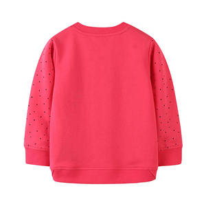 Girls <b>Hoodies</b> Oversized Solid Color Fashion Fleece Drop Shoulder Pullover Sweatshirt With Soft / Comfortable Fabric Casual Wear - Product Image 2