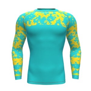 Vêtement de compression pour le sport MMA, course à pied, musculation, fitness, extérieur, respirant, anti-UV UPF50, séchage rapide, unisexe, rash guard - Product Image 1