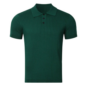 Camisetas de polo con logotipo bordado personalizado para hombre, polos de golf deportivos de calidad, tela de punto de fábrica barata con función antiarrugas - Product Image 1