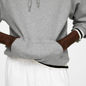 Vente en gros de sweats à capuche personnalisés 600 g/m² pour hommes, pulls à capuche surdimensionnés à imprimé gonflé, streetwear d'hiver avec techniques brodées - Product Image 3