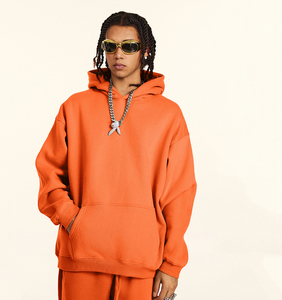 2025 nueva llegada al por mayor ropa de calle Sudadera con capucha de gran tamaño de peso pesado sin cuerda Zip up Sudadera con capucha Vintage ácido lavado Sudadera con capucha para hombre - Product Image 3