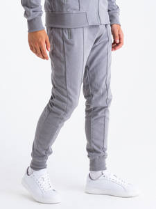 Sudadera y pantalón de Color sólido de algodón 100% para hombre, Jersey transpirable de invierno, Sudadera con capucha y pantalones de chándal para entrenamiento de gimnasia, Fitness - Product Image 4