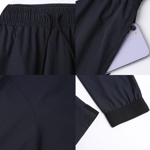 2025 Baggy Gray Sweatpants for Men High Waisted Joggers Oversized Streetwear Knee Length Trousers with ODM Supply - Product Image 5