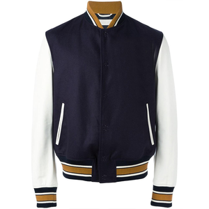 Veste de lettrage en cuir de haute qualité pour hommes, veste d'hiver épaisse, lettre au design pakistanais, teint en plaine, meilleure qualité premium, vente en gros - Product Image 6