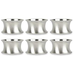 Anillo de Servilleta de Metal de Diseño Moderno, Plateado, al por Mayor, para Cocina, Restaurante, Hogar, Decoración de Bodas, Hotel, Oficina, Vajilla, Cantidad al por Mayor - Product Image 1