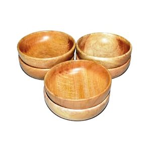 ชามไม้รูปหัวใจทำจากมะม่วงธรรมชาติกล่องอาหารกลางวันเคลือบขนาดกำหนดได้เองใช้ในเชิงพาณิชย์จากอินเดีย - Product Image 3