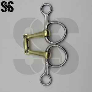 Bocados de Anillas Sueltas para Caballo, de Acero Inoxidable, Lisos y Seguros, Herramienta de Entrenamiento Ecuestre, Bocados Duraderos para Caballo, Comodidad al Montar - Product Image 4