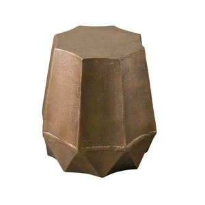 Durable Manufacturer Aluminium Side <b>Stool</b> Casted Metal Round Accent <b>Stool</b> Bone Inlay Console For Living Room Bedroom Furniture - Product Image 2