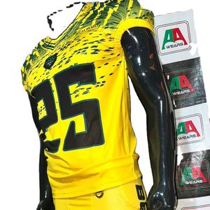 2025 maillot de Football américain personnalisé pantalon respirant matériel sergé broderie courte grande taille usine Pakistan vraies photos vidéos - Product Image 1
