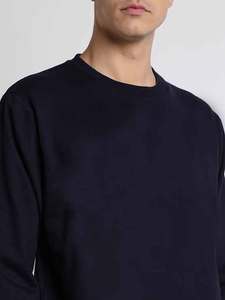 Alta calidad 100% algodón hombres sudaderas impresión bordado personalizado cuello redondo sudadera para hombres - Product Image 4