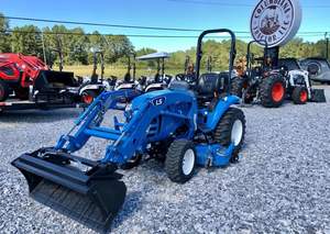 Tractor Cortacésped Industrial de Grado Superior 2025 L S con Cargador Frontal e Implementos de Retroexcavadora, Motor Diésel, Caja Recolectora de Césped de 250L - Product Image 2