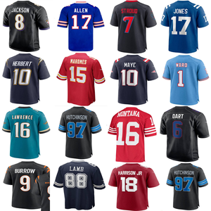 Nuevos Diseños 2025, Jerseys de Fútbol Americano de la Mejor Calidad, Cosidos, para 32 Equipos - Product Image 1