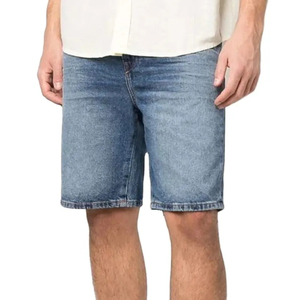 กางเกงยีนส์ขาสั้นผู้ชายแบบสั่งทำ OEM รุ่นใหม่ล่าสุด วัสดุคุณภาพสูง สี ขนาด โลโก้ ปรับแต่งได้ ระบายอากาศดี สไตล์ไฮสตรีท - Product Image 1