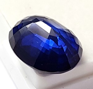 Exclusif de qualité supérieure 10.20 ct bleuet bleu saphir pierre précieuse en vrac coupe ovale véritable bleu saphir coupé saphir transparent - Product Image 2