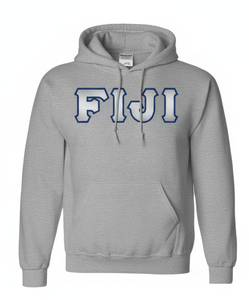 Sudadera con Capucha Extra Grande para Hombre, Estilo Universitario, con Letras Griegas de Fraternidad, de Algodón Tejido, Transpirable y de Felpa - Product Image 2