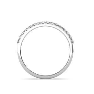 Bague de mariage en diamant cultivé en laboratoire en or 10 carats bijoux en diamant de laboratoire bague de fiançailles bague de fiançailles bande d'éternité ronde classique - Product Image 4