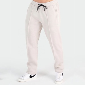 Joggers informales cepillados ajustados de poliéster y algodón de peso medio para hombre, cierre de cordón a prueba de viento transpirable personalizado de alta calidad - Product Image 4