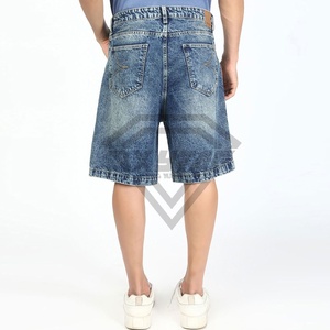 กางเกงยีนส์ขาสั้นของผู้ชายกางเกงขาสั้นแห้งเร็วเข้าสไตล์ไม่ซ้ำใครดีไซน์ที่ดีที่สุดของปากีสถาน - Product Image 4