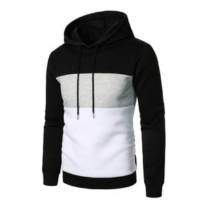 ผู้ผลิตเสื้อฮู้ดดี้แบบกำหนดเอง คุณภาพสูง ผ้าฝ้ายฟลีซ 100% เสื้อพูลโอเวอร์ลำลอง สตรีทแวร์ เสื้อผ้าผู้ชาย เสื้อฮู้ดดี้ เสื้อสเวตเชิ้ต - Product Image 1