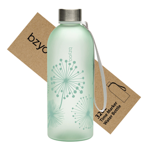 32oz BPA-Free Plastic Tritan Portable <b>Water</b> <b>Bottle</b> with <b>Strap</b> Dandelion Green Features Direct Drinking Travel-Friendly Design - Product Image 1