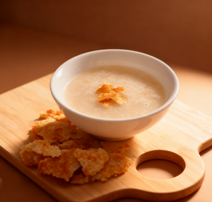 Classique coréen Nurungji bouchées de riz croustillantes poêle en fer traditionnelle riz grillé croustilles de riz instantanées idéales pour l'appariement de la soupe et du thé - Product Image 1