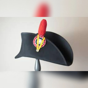 Black Felt French Napoleonic Bicorne <b>hat</b> de grenadier Custom Design Wholesale Rate Cheap Price OEM Biscorne <b>Hat</b> Custom Design - Product Image 3