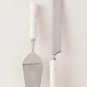 ชุดมีดเค้กแต่งงานด้ามนูนทำจากสแตนเลส - Product Image 6