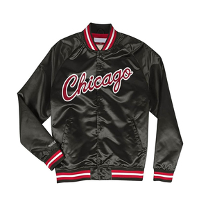 Người Đàn Ông Chicago Viết Hot Bán Thêu Người Đàn Ông Máy Bay Ném Bom Satin Lettermen Áo Khoác, Bán Buôn Lettermen Tùy Chỉnh Làm Lettermen Áo Khoác - Product Image 1