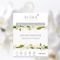 Sachets parfumés à la cerise de luxe personnalisés 100 + parfums naturels désodorisant de longue durée pour la décoration intérieure armoires voitures prix d'usine