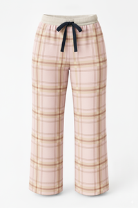 Commandes en gros Pantalons de pyjama d'hiver pour femmes, coupe large, taille élastique, légers, respirants, en mélange de coton - Product Image 3