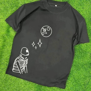 เสื้อยืดสตรีทแวร์สำหรับผู้ชายเสื้อยืดโอเวอร์ไซส์ไหล่ตกไหล่ทรงหลวมโลโก้พิมพ์ลายสกรีนได้ตามต้องการ - Product Image 6