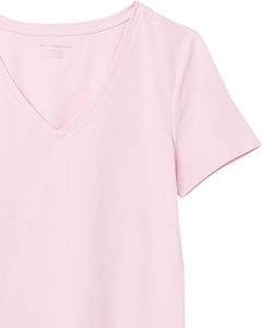 เสื้อยืดคอวีแขนสั้นระบายอากาศได้ดีสำหรับผู้หญิง - Product Image 6