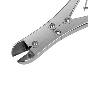 Coupe-fils orthopédique manuel double action en acier inoxydable, instrument chirurgical robuste et ergonomique de 7 pouces, couleur or, vente en gros - Product Image 2