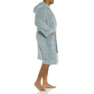 Usa Local Warehouse High Quality Soft Elegant Bath Robes Flannel Long Women Mature Woman Sexy Bathrobe Unisex Luxury Spa Robe - Product Image 4