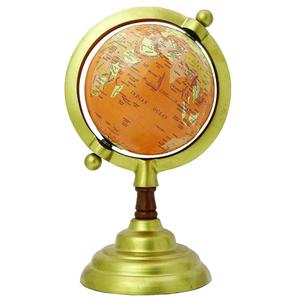 Globo de papel más vendido con base de madera, artículo de artesanía india, artículo de regalo decorativo para el hogar, diseño antiguo de alta calidad 2025 - Product Image 2