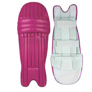 Almohadillas de bateo de cricket blancas lisas/Almohadillas de cricket ligeras/Personaliza la almohadilla de cricket con tu logotipo y color - Product Image 5