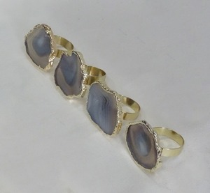 ห่วงใส่ผ้าเช็ดปากอะคริลิคทรงเรขาคณิตสำหรับโต๊ะรับประทานอาหารและงานปาร์ตี้ที่แปลกใหม่ย้อนยุค - Product Image 5