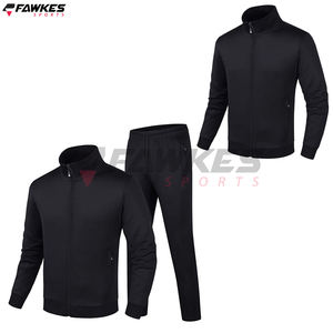 Chándales de ropa informal para hombre, 2 piezas, cremallera completa, gimnasio atlético, Jogging, chándal personalizado de alta calidad - Product Image 2