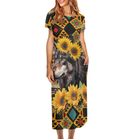 Robe Mumu OEM pour femme, disponible en grandes tailles, vente en gros directe d'usine, élégante, taille naturelle, en satin, OEM rapide