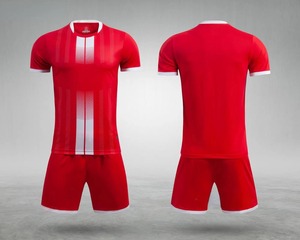 Maillots de football pour hommes à séchage rapide, manches courtes, impression personnalisée, respirants, ensemble de maillots de football, sport, baseball, softball, 100% polyester - Product Image 5