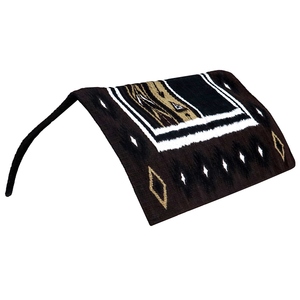 Couverture de selle Western Show Horse Design néo-zélandais Couverture de selle en laine faite à la main Top Tapis de selle en laine Taille - Product Image 3