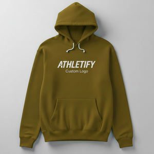 Sudadera Holgada Básica para Hombre, Confeccionada en Tela de Algodón Combinado, Excelente para la Moda Urbana y el Estilo Casual Diario. - Product Image 1